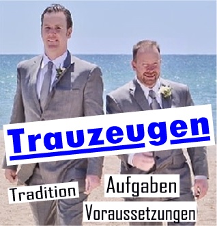 Zwei Trauzeugen