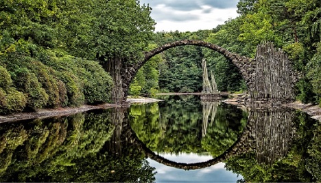 Die Rakotzbrücke in der Oberlausitz